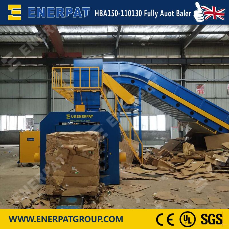 Fully Automatic Horizontal Baler for Cardboard