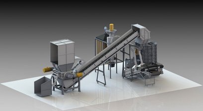 Waste Tyre Recycling Plant-Powder Plant(10-60 Mesh) 