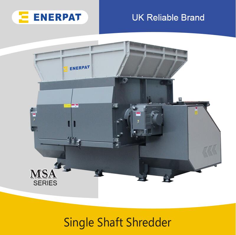 Commercial High Efficiency Single Shaft Shredder Machine for Aluminum Cans Bale