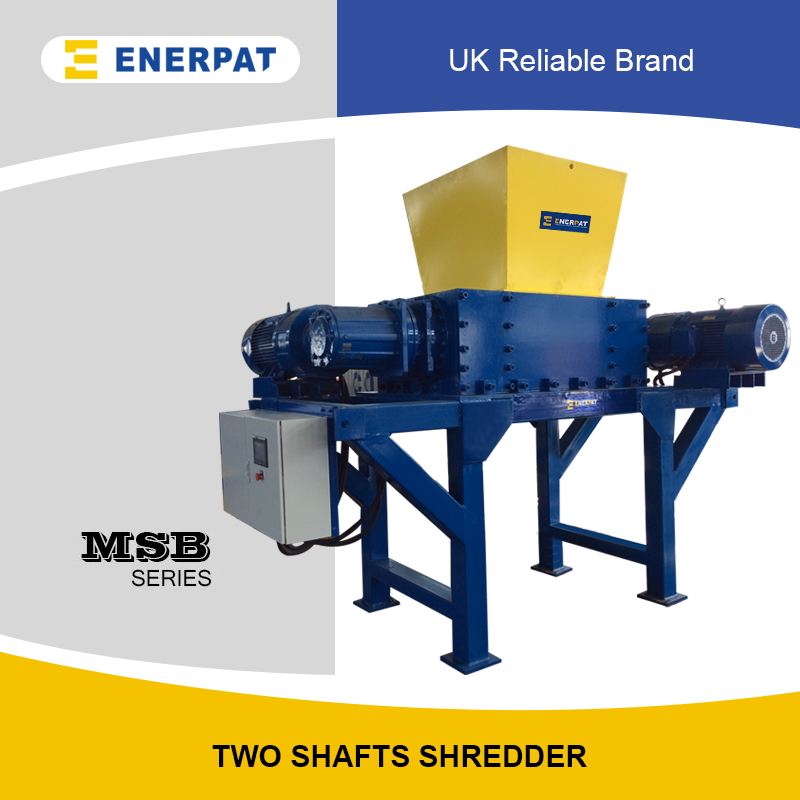 Industrial Drum two shaft shredder (MSB-E60)